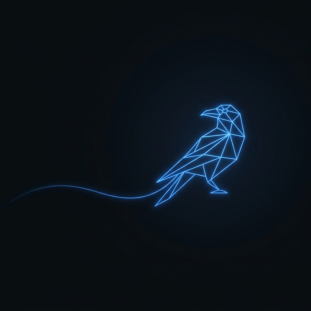 Origami Raven